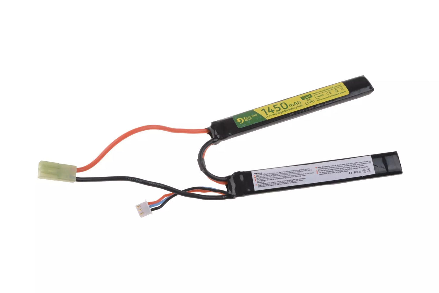 Akumulators LiPo 7.4V 1450mAh 30C 2-šūnas - Mini-Tamiya