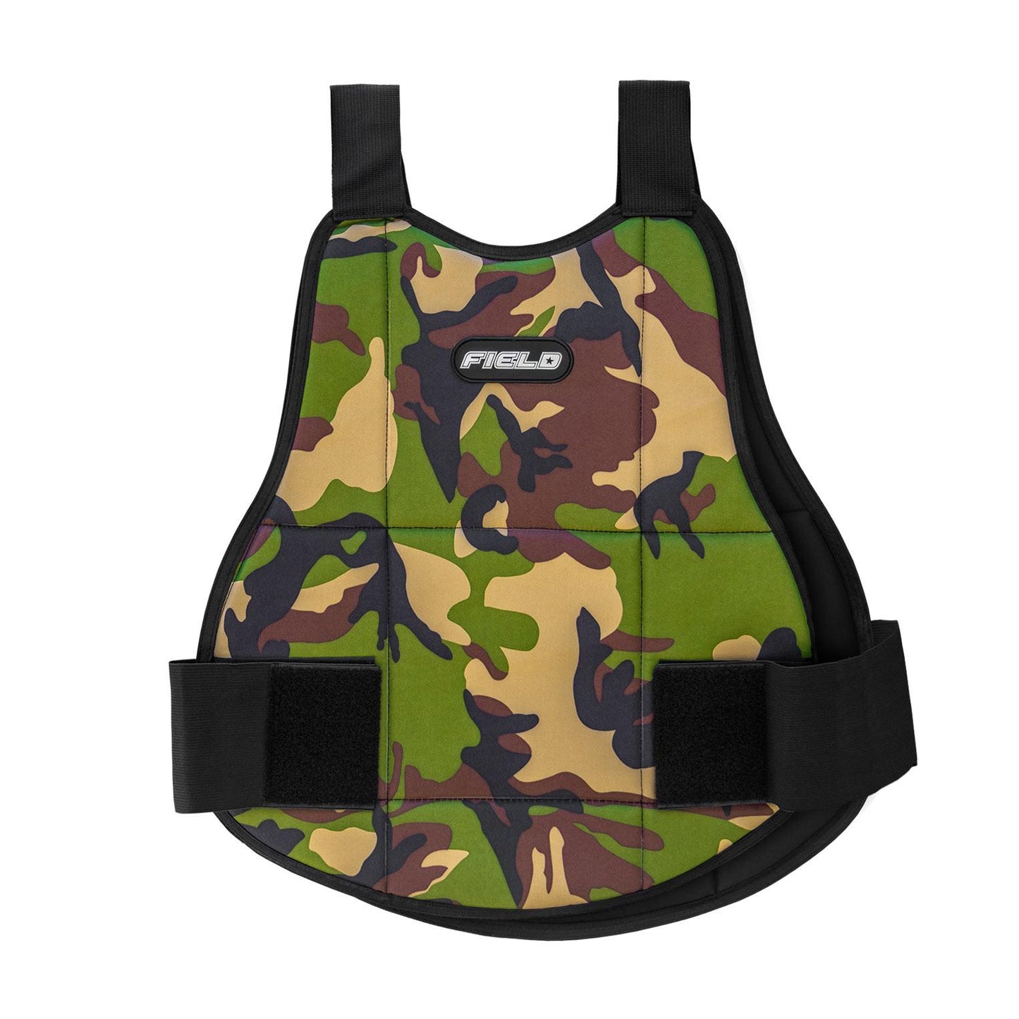 Field Aizsardības Veste - Black/Woodland Camo