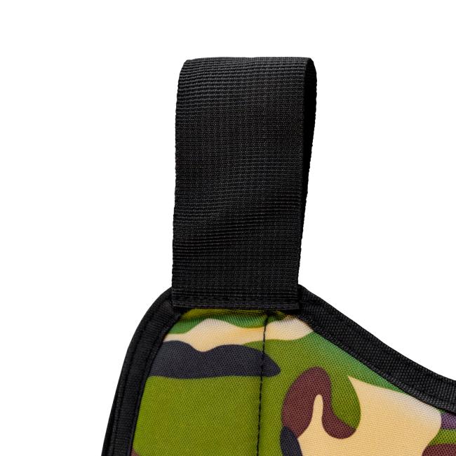 Field Aizsardības Veste - Black/Woodland Camo