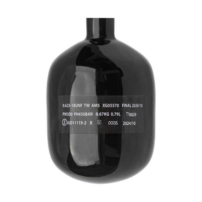 Spirit Field HPA Pro-Lite Karbona Gaisa Balons Bez Regulatora 4.5k 48ci/0.8L