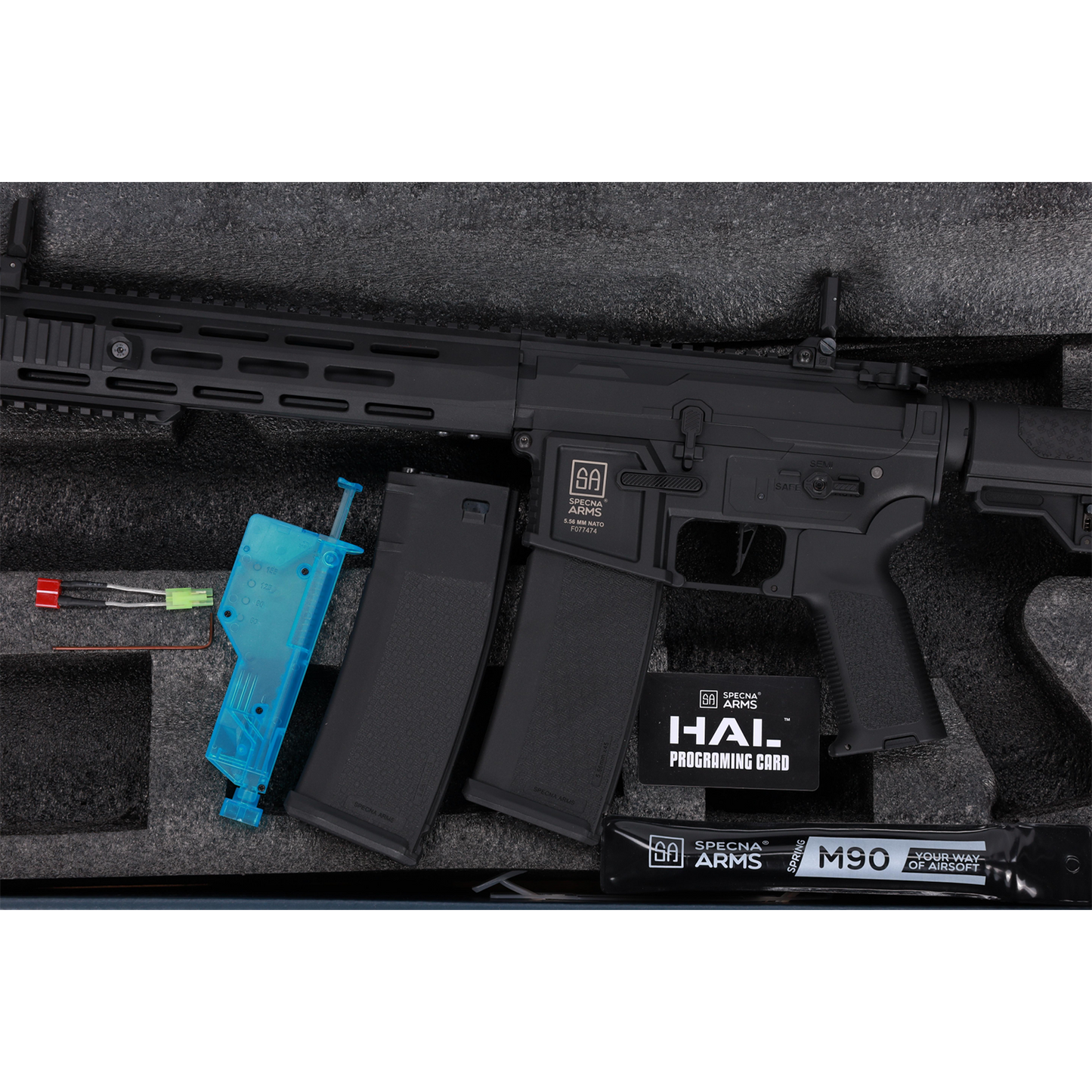 Specna Arms SA-F03 FLEX™ Gen.2 BLDC™ HAL ETU™ Replika - Melna
