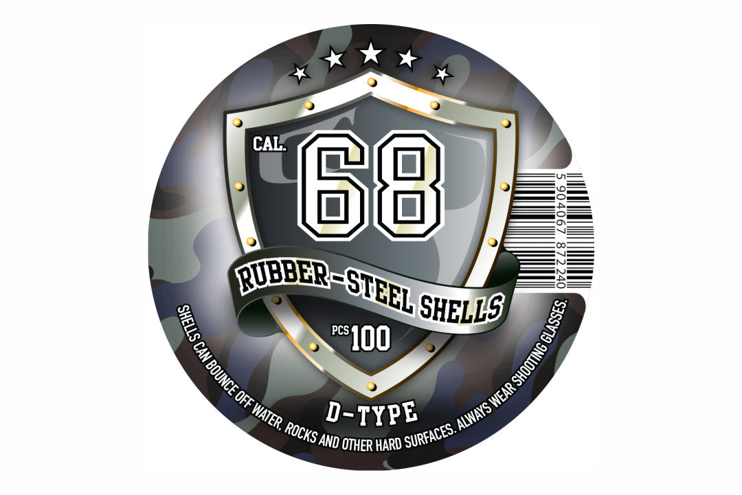 Rubber-steel Shells D-type 68 Cal.