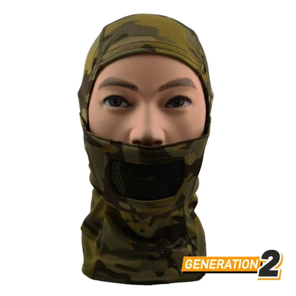 Fullface Warrior Aizsargmaska - Multicam Tropic
