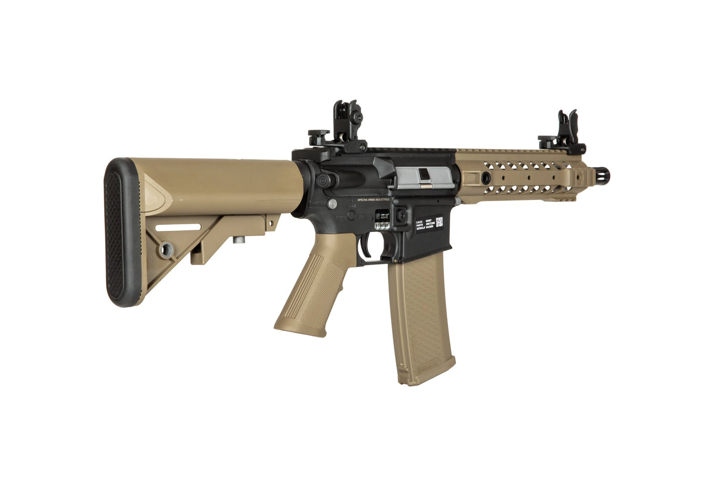 Реплика пистолета-пулемёта Specna Arms SA-FX01 FLEX™ HAL ETU™ для страйкбола — чёрная