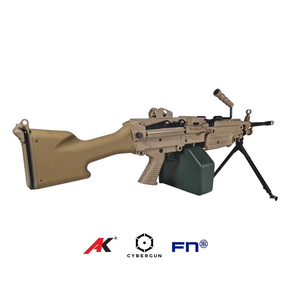 Cybergun / A&K FN Herstal M249 MK2 AEG Replika - Dark Earth