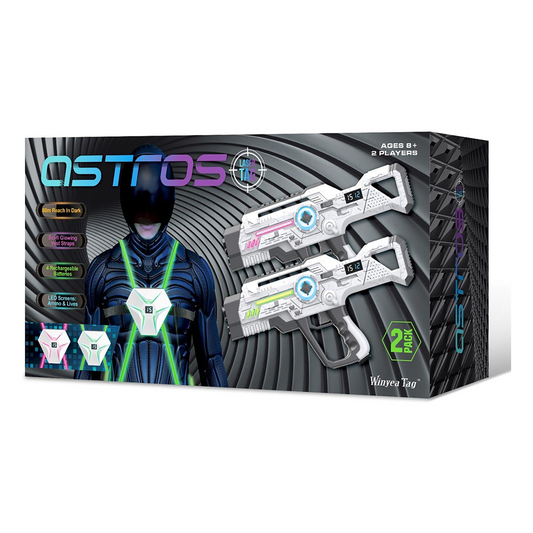 Lāzertag komplekts ar 2 ieročiem un 2 vestēm