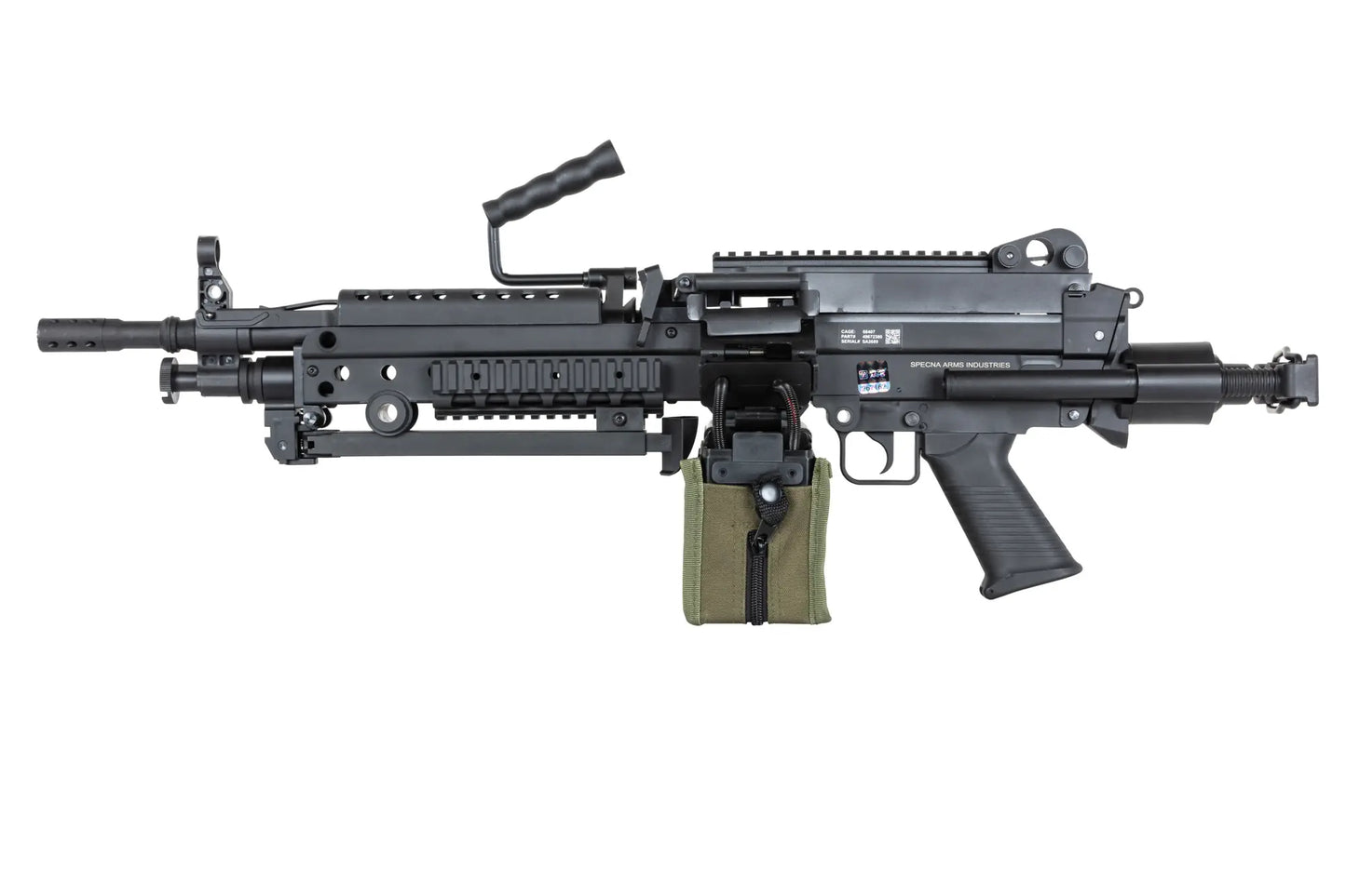 Specna Arms SA-F249 PARA FLEX™ GATE X-ASR™ Replika - Black