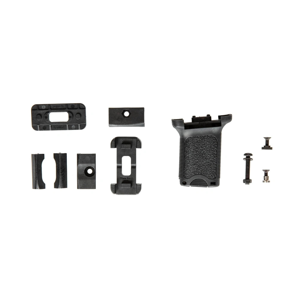 RIS / KeyMod / M-LOK Vertikāls Priekšējais Rokturis - Black