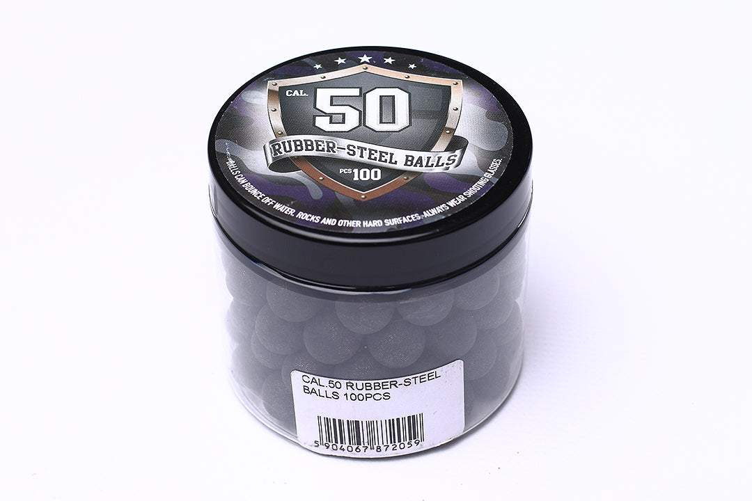 Rubber-steel Balls 50 Cal.