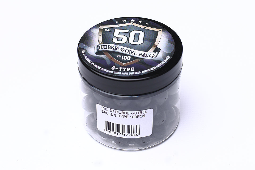 Rubber-steel Balls S-type 50 Cal.