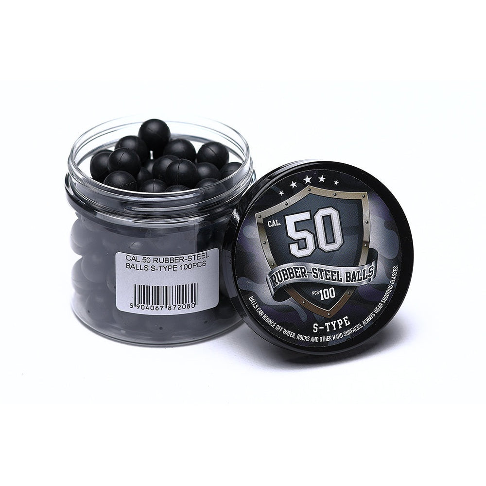 Rubber-steel Balls S-type 50 Cal.