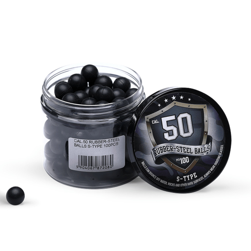 Rubber-steel Balls S-type 50 Cal.