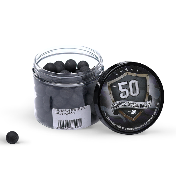 Rubber-steel Balls 50 Cal.