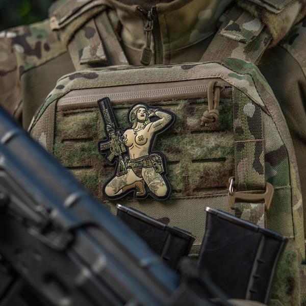 M-Tac Uzšuve Tactical Girl #1 Skandinavik ar Mjollnir PVC