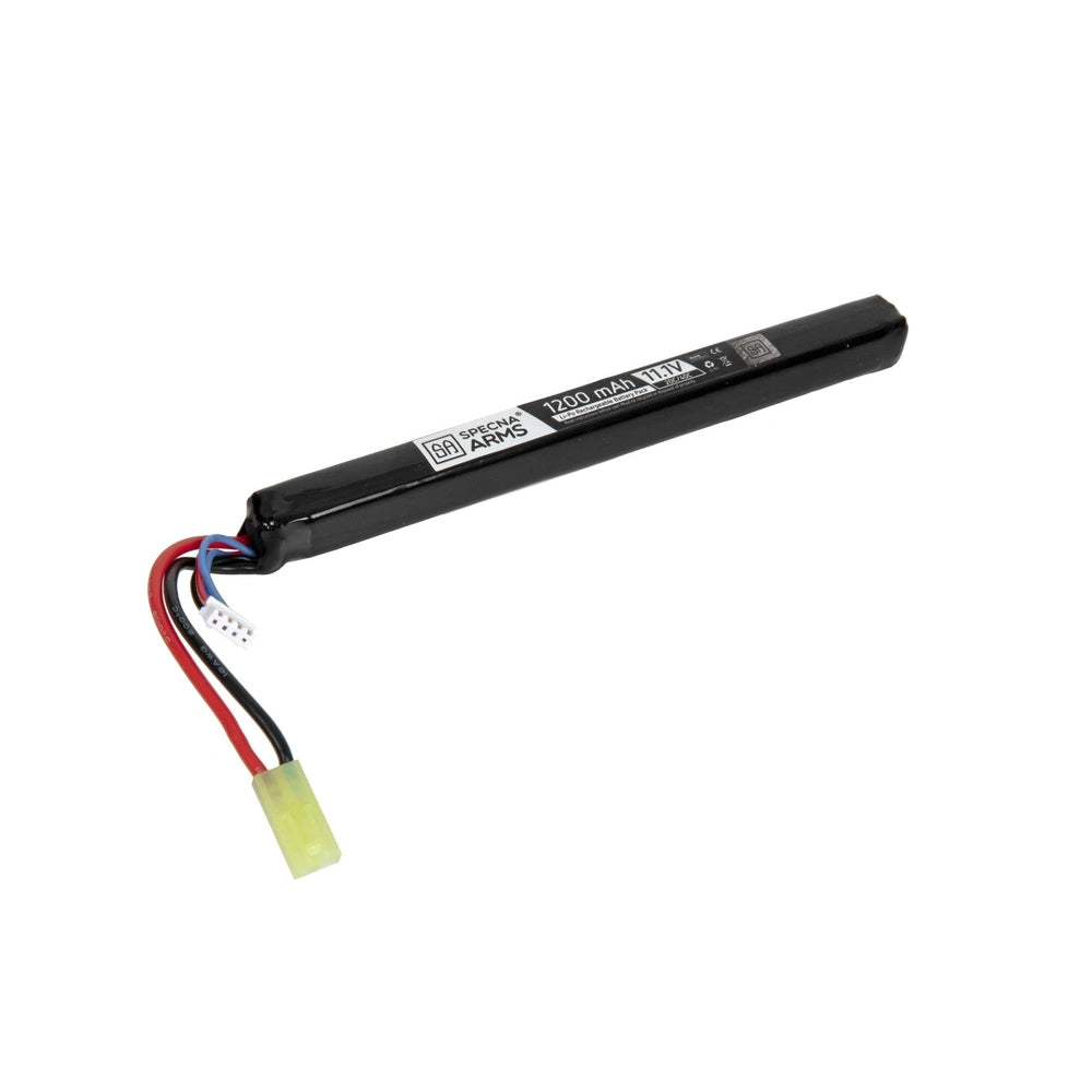 Akumulators Specna Arms LiPo 11.1V 1200mAh 20C/40C Priekš AK - Mini-Tamiya