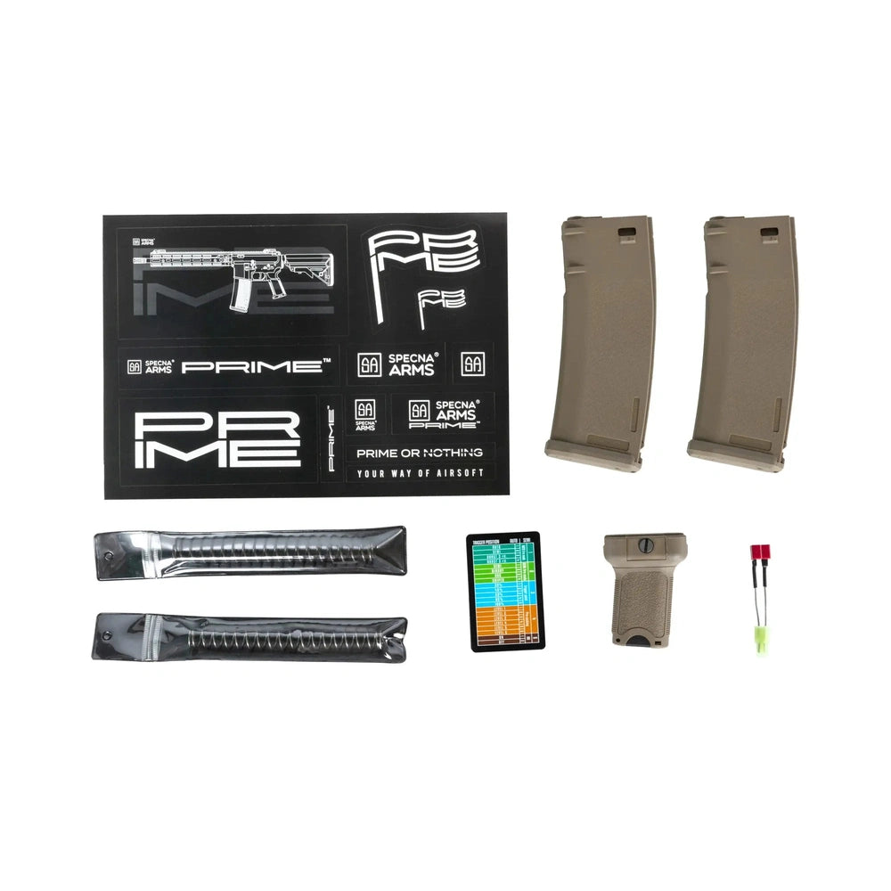 Specna Arms RRA SA-P12 PRIME™ HAL™ ETU Light Ops Stock Replika High Torque - Half-Tan Version