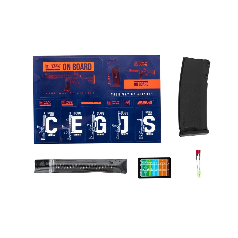 Specna Arms SA-F05-RL FLEX™ Light Ops Stock / New Receiver HAL ETU™ Gen. 2 Replika - Black