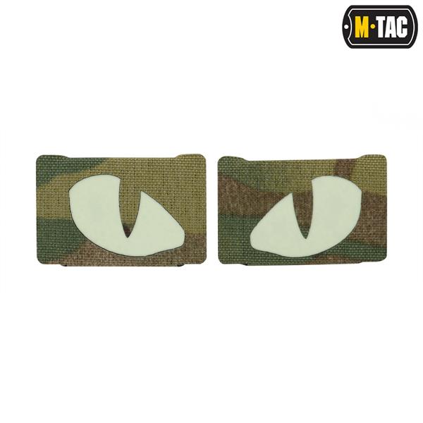 M-Tac Uzšuve Tiger Eyes Laser Cut GID (pāris)
