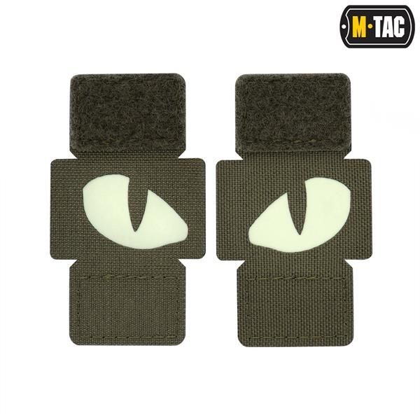 M-Tac Uzšuve Tiger Eyes Laser Cut GID (pāris)