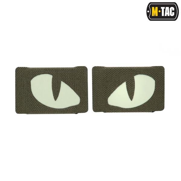 M-Tac Uzšuve Tiger Eyes Laser Cut GID (pāris)