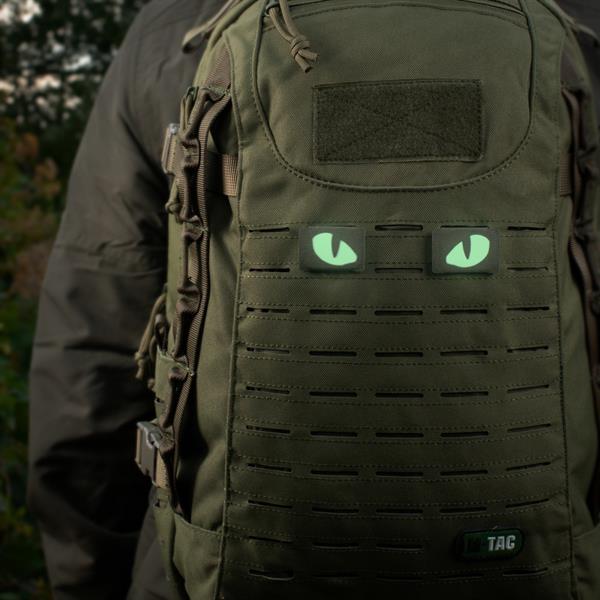 M-Tac Uzšuve Tiger Eyes Laser Cut GID (pāris)