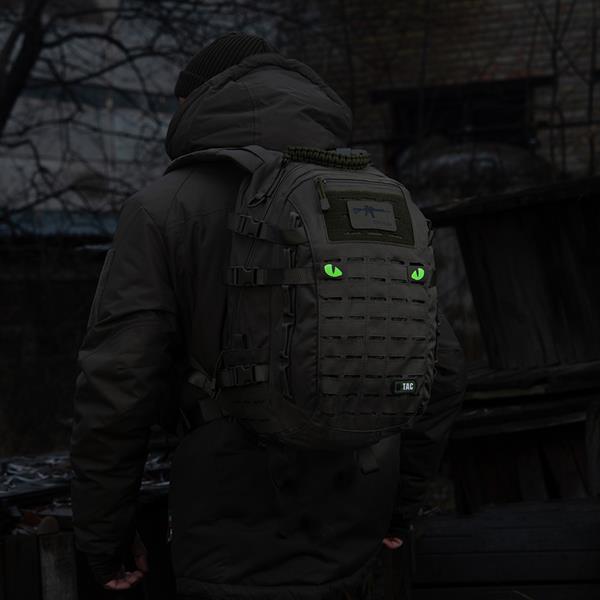 M-Tac Uzšuve Tiger Eyes Laser Cut GID (pāris)
