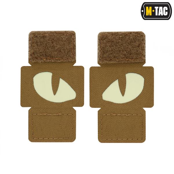 M-Tac Uzšuve Tiger Eyes Laser Cut GID (pāris)
