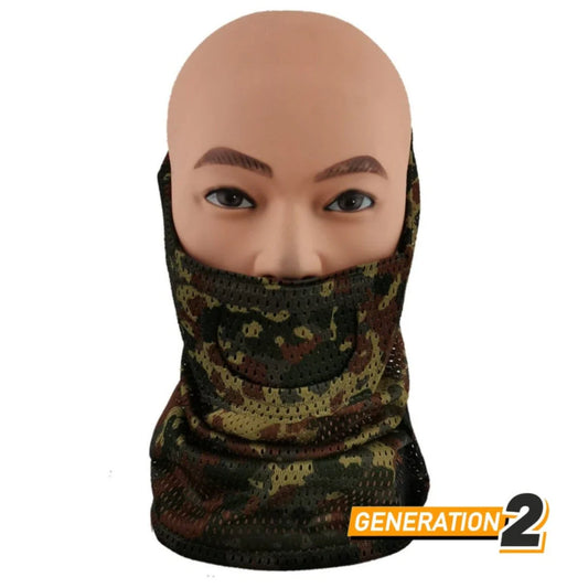 Cygnus Armory Face Warrior Aizsargmaska - Flecktarn