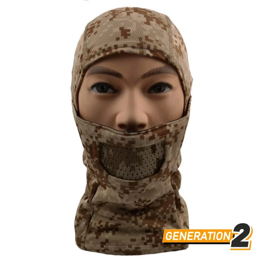 Fullface Warrior Protective Mask - Multicam Tropic