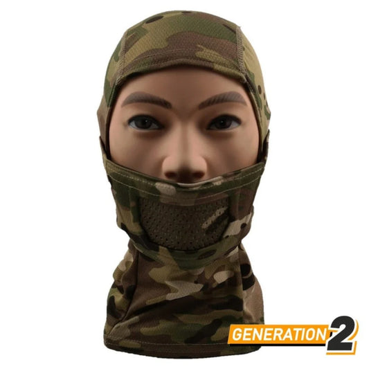 Fullface Warrior Protective Mask - Multicam Tropic