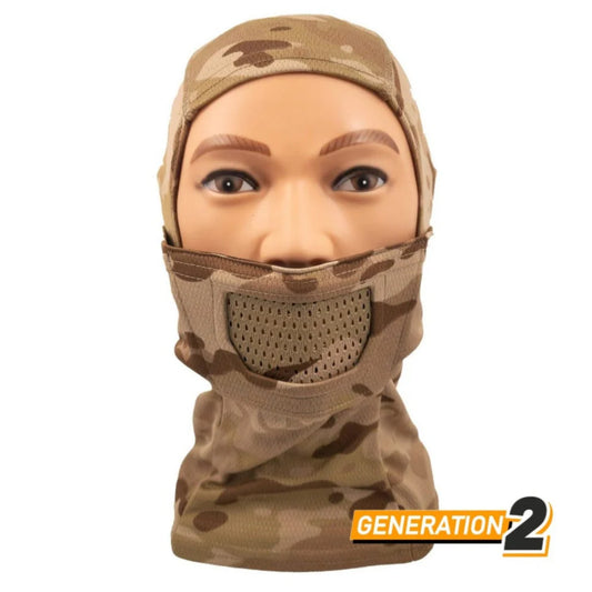 Fullface Warrior Protective Mask - Multicam Tropic