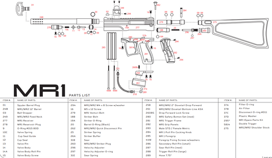 Винт рукоятки Kingman Spyder M4 x 8 (#SCR002)