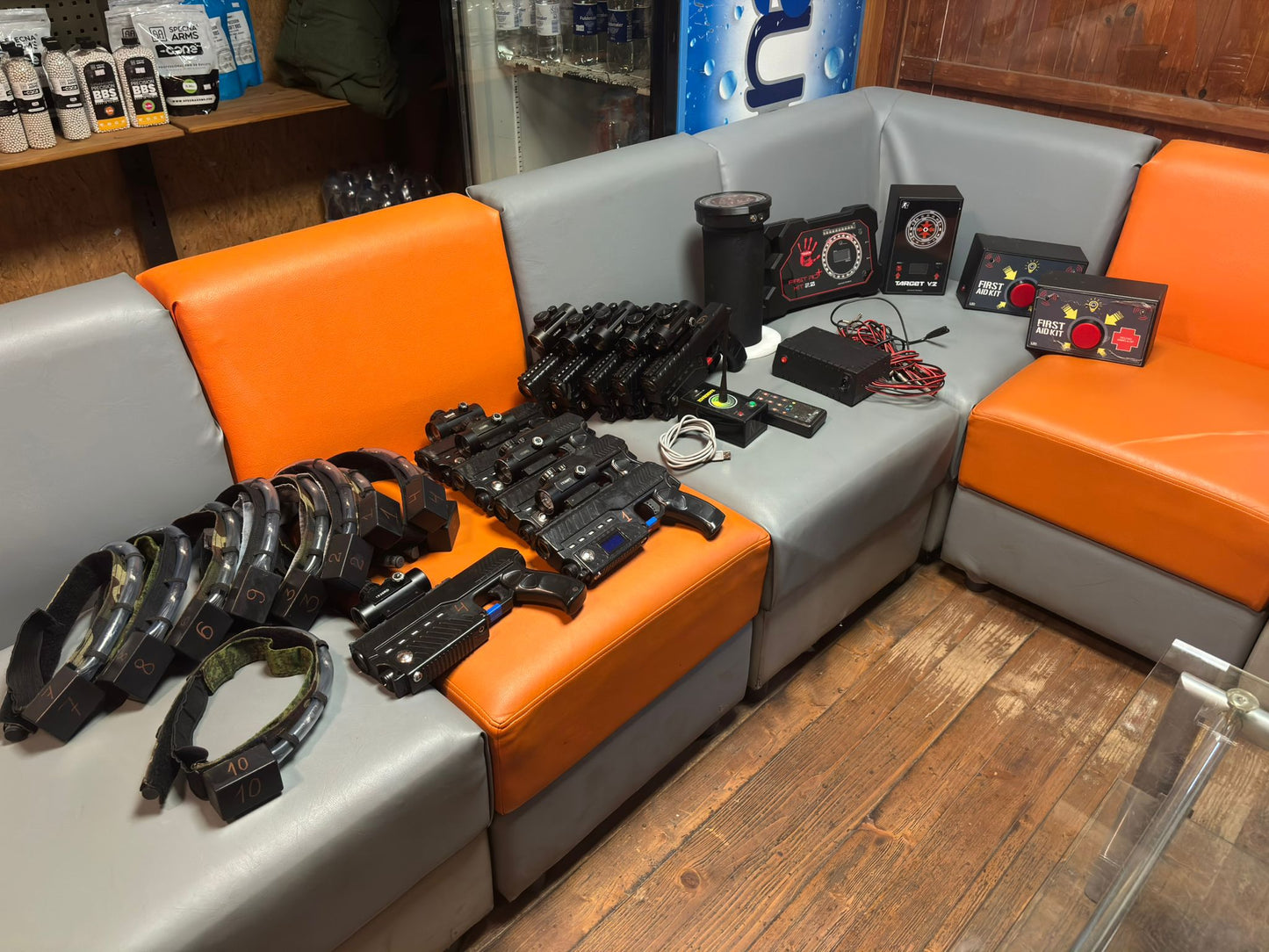Used laser tag LSD Raven set for entertainment business