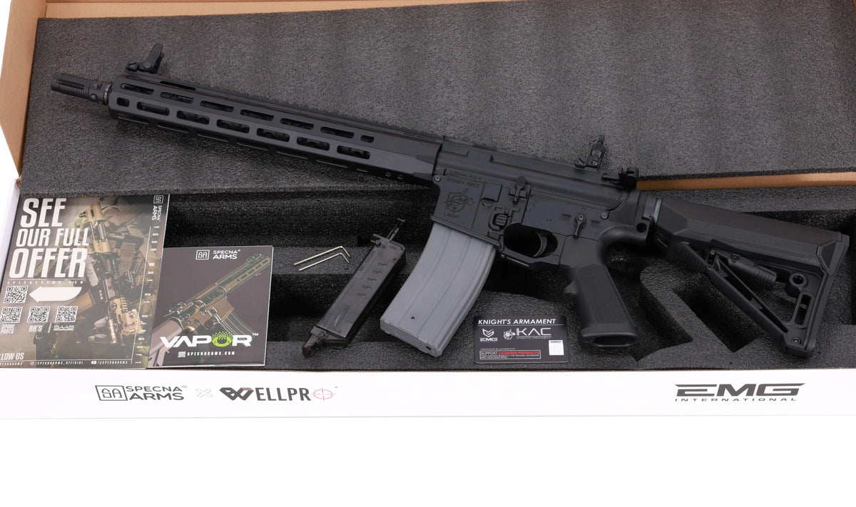 Knight's Armament Company KS-1 VAPOR GBBR replika 13,7″ — Melna