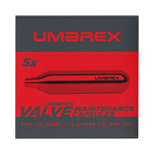 Umarex 12g CO₂ kapsulas ar silikona eļļu