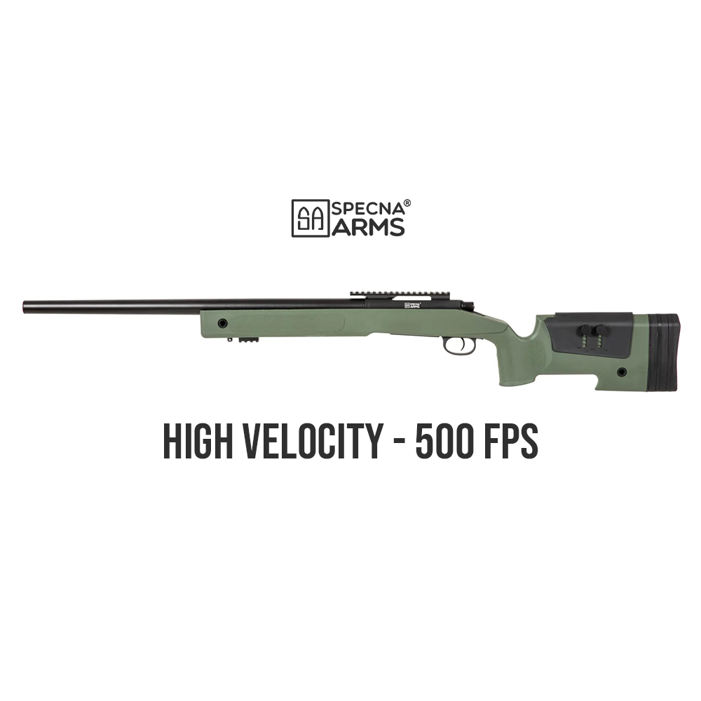 SA-S02 CORE™ High Velocity Upgraded Snaipera Šautenes Replika - Olive