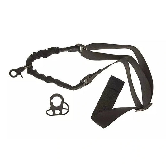 Tactical Bungee Single-Point Gun Sling With Attachment