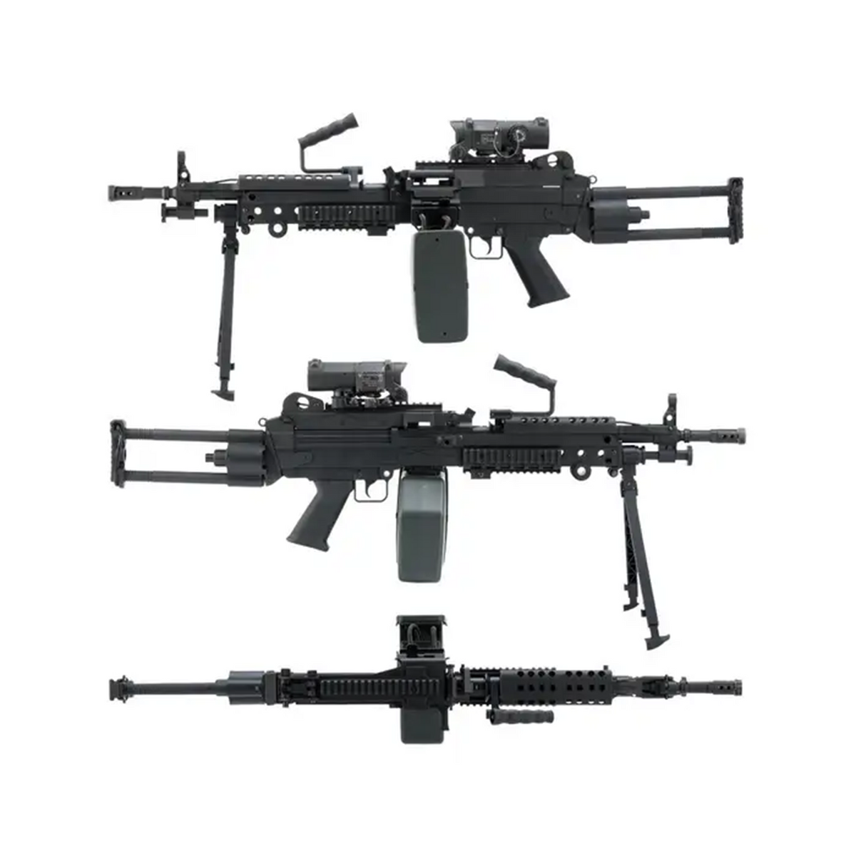 Cybergun FN licensed MINIMI® M249 PARA Featherweight airsoft ložmetējs