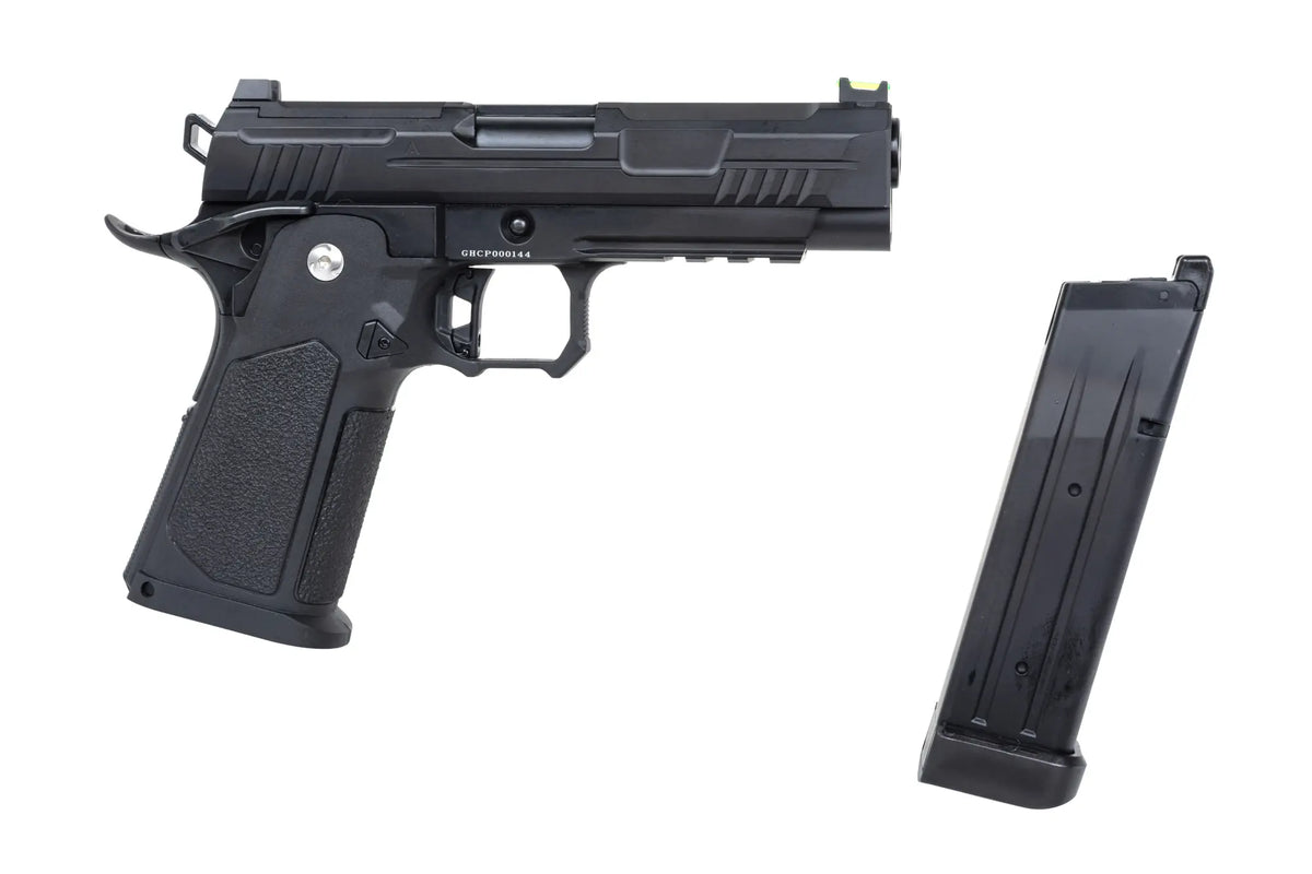 Arcturus Hi-Capa Vanguard 4,3" GBB pistole (Optics ready) – melna