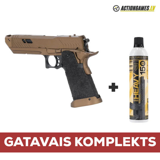 Komplekts | SA-VGP21 VAPOR™ Pistoles Replika + Elite Force Heavy Gas