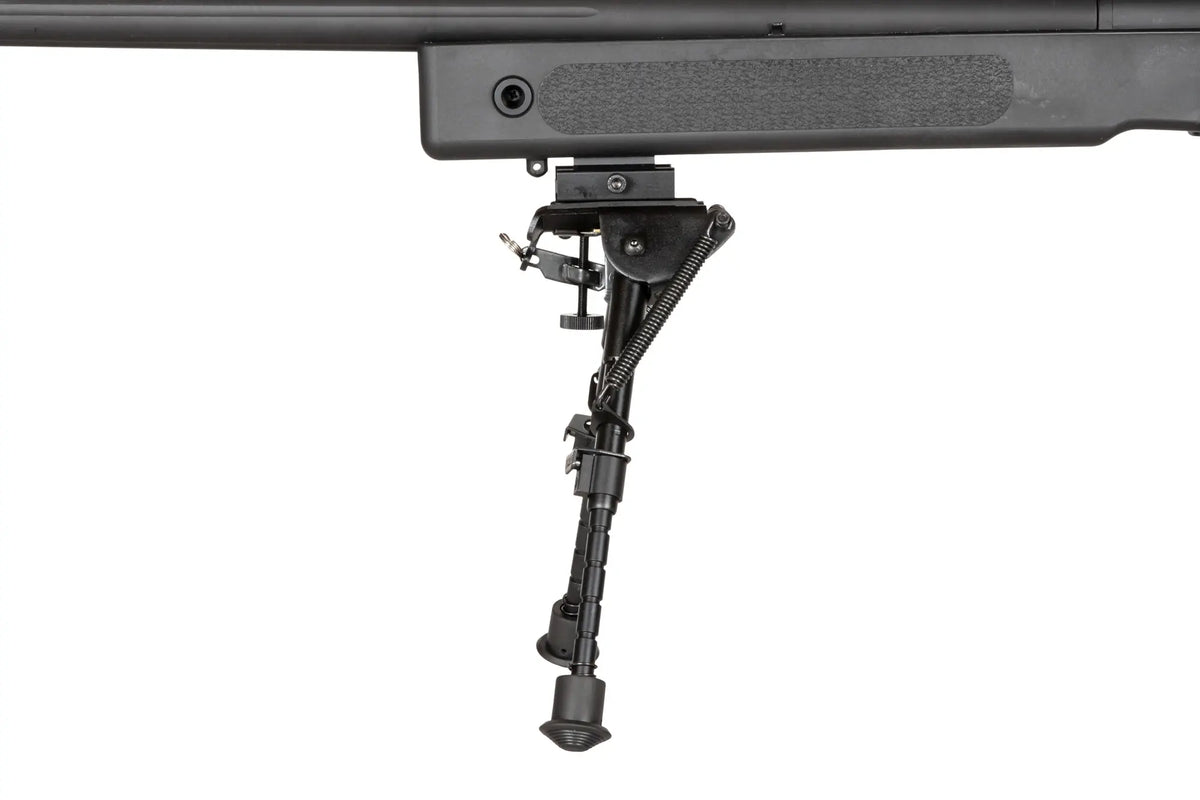 SA-S02 CORE™ High Velocity Snaipera Šautenes Airsoft Replika Ar Tēmēkli Un Divkāji - Black