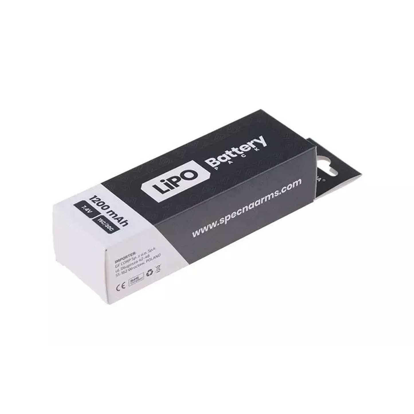 Akumulators LiPo 7,4 V 1200mAh 15/30C – „Butterfly“ konfigurācija - Mini-Tamiya
