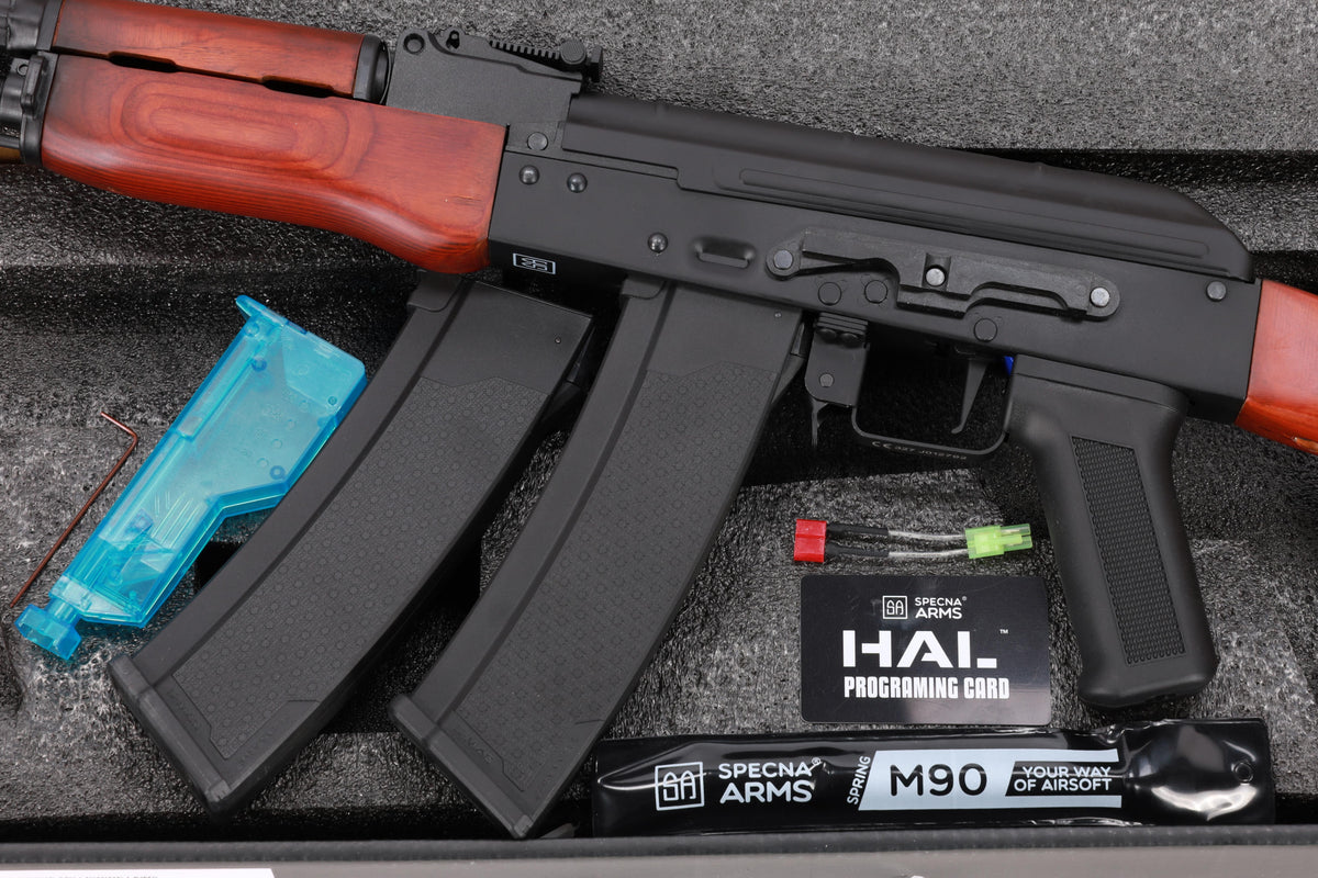 Specna Arms SA-J02 EDGE™ HAL ETU Gen.2 Airsoft Replika - Black/Wood