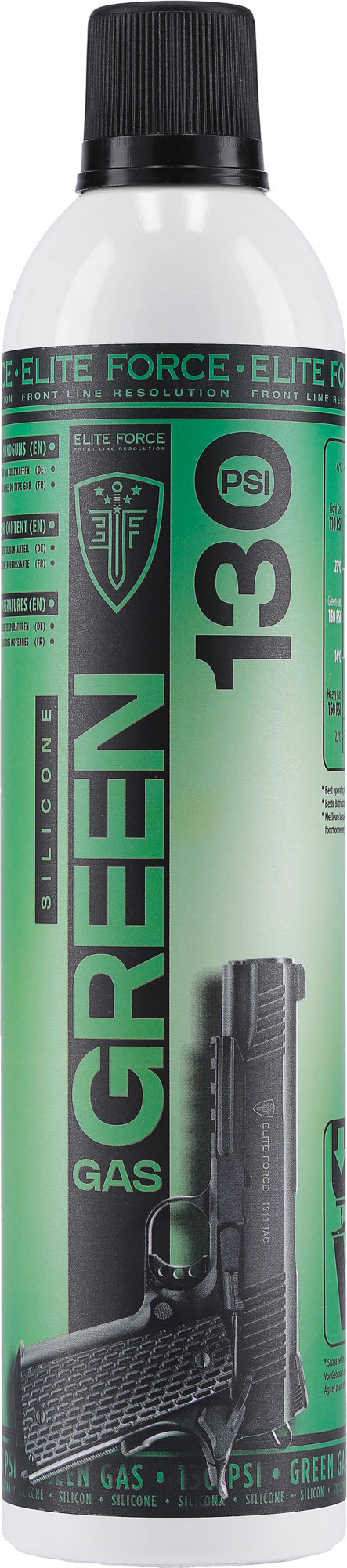 Elite Force Green Gas Ar Silikona Eļļu 600ml - 130 PSI
