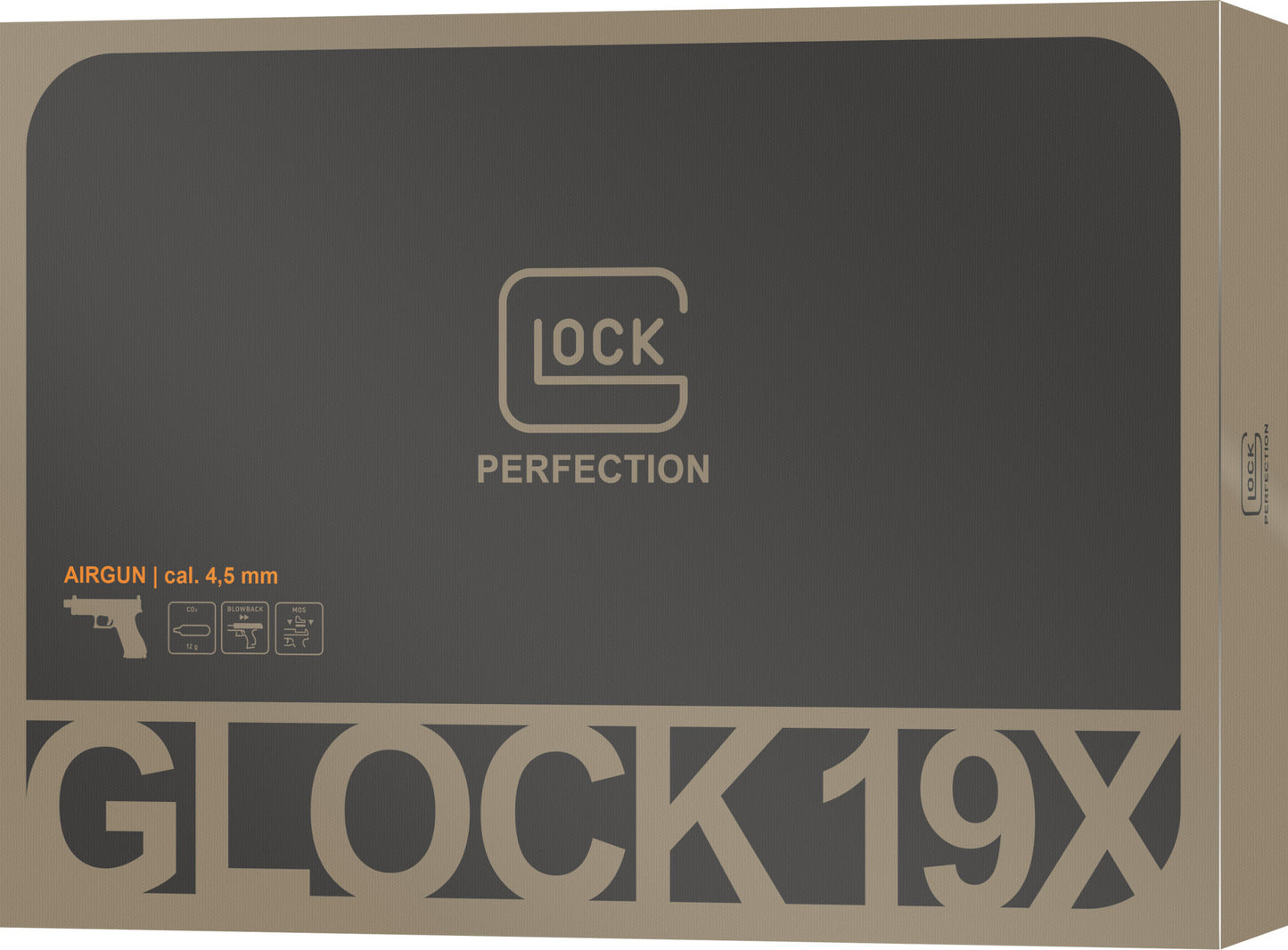 GLOCK 19X MOS CO2 Pistoles Replika - Coyote