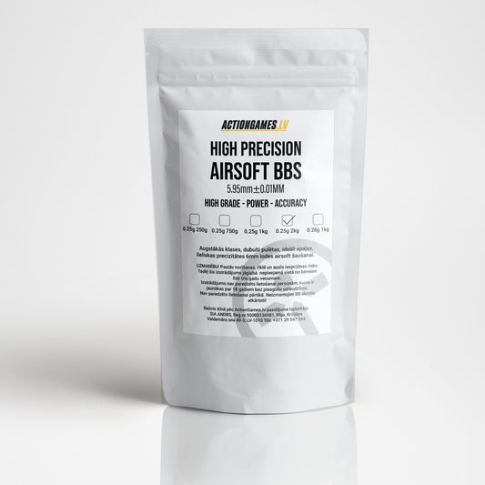 ActionGames.lv Augstas Precizitātes BBs 0.25g - 2kg
