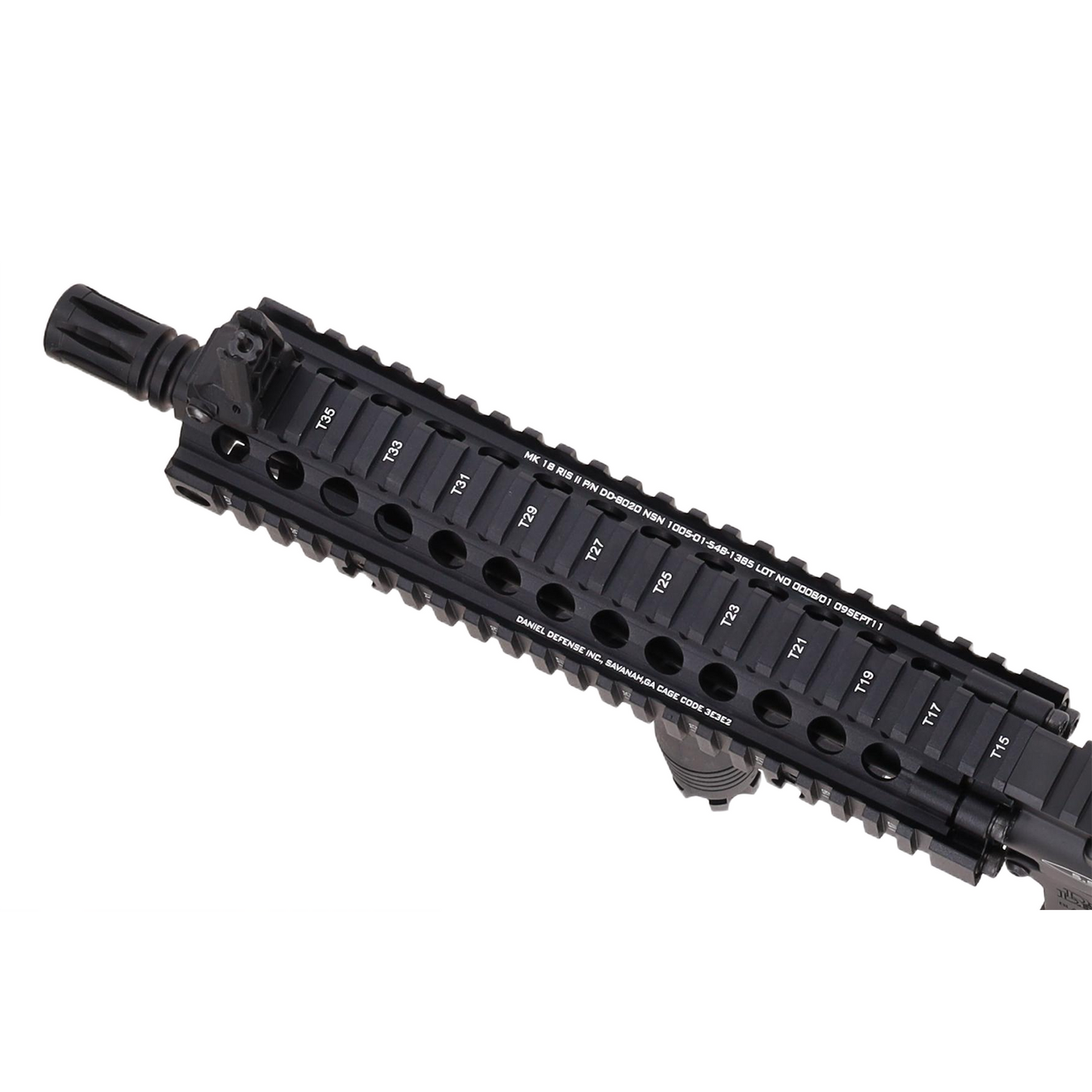 Specna Arms Daniel Defense® MK18 SA-P19 Prime™ BLDC™ Aster II ETU Replika - Melna