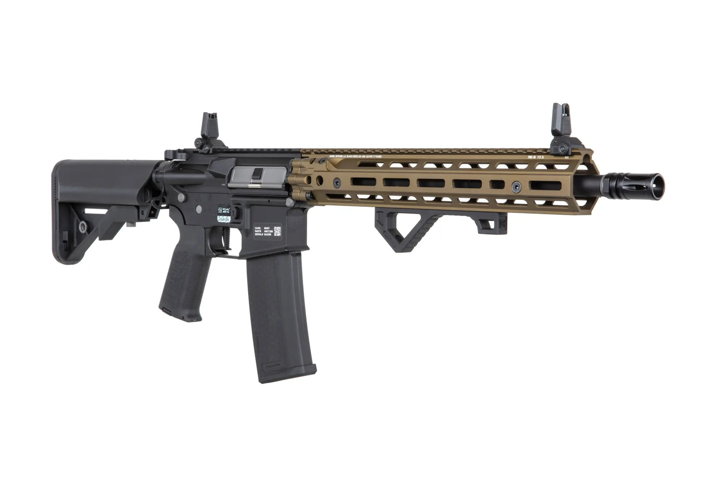 Specna Arms Daniel Defense® RIS III 12.5'' SA-P28 Prime™ Aster II ETU Brushless Motor Airsoft Replika - Chaos Bronze
