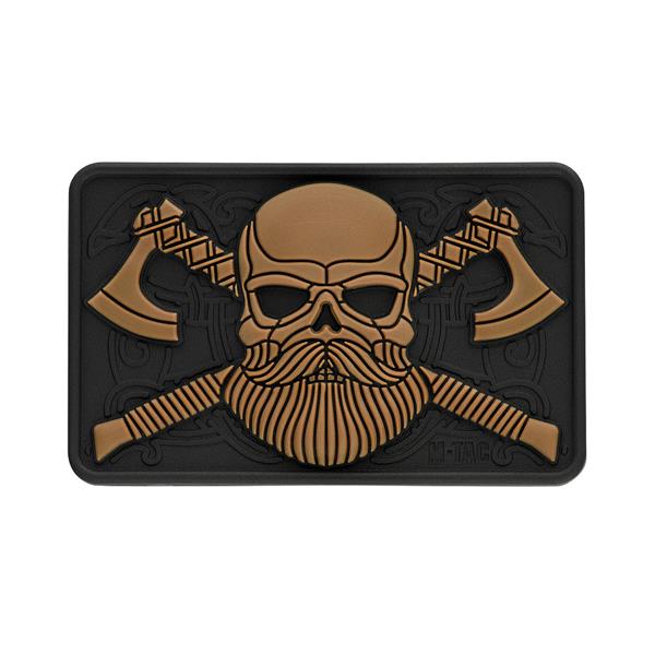 M-tac Uzšuve Bearded Skull 3d PVC