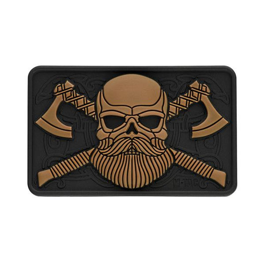 M-tac Uzšuve Bearded Skull 3d PVC